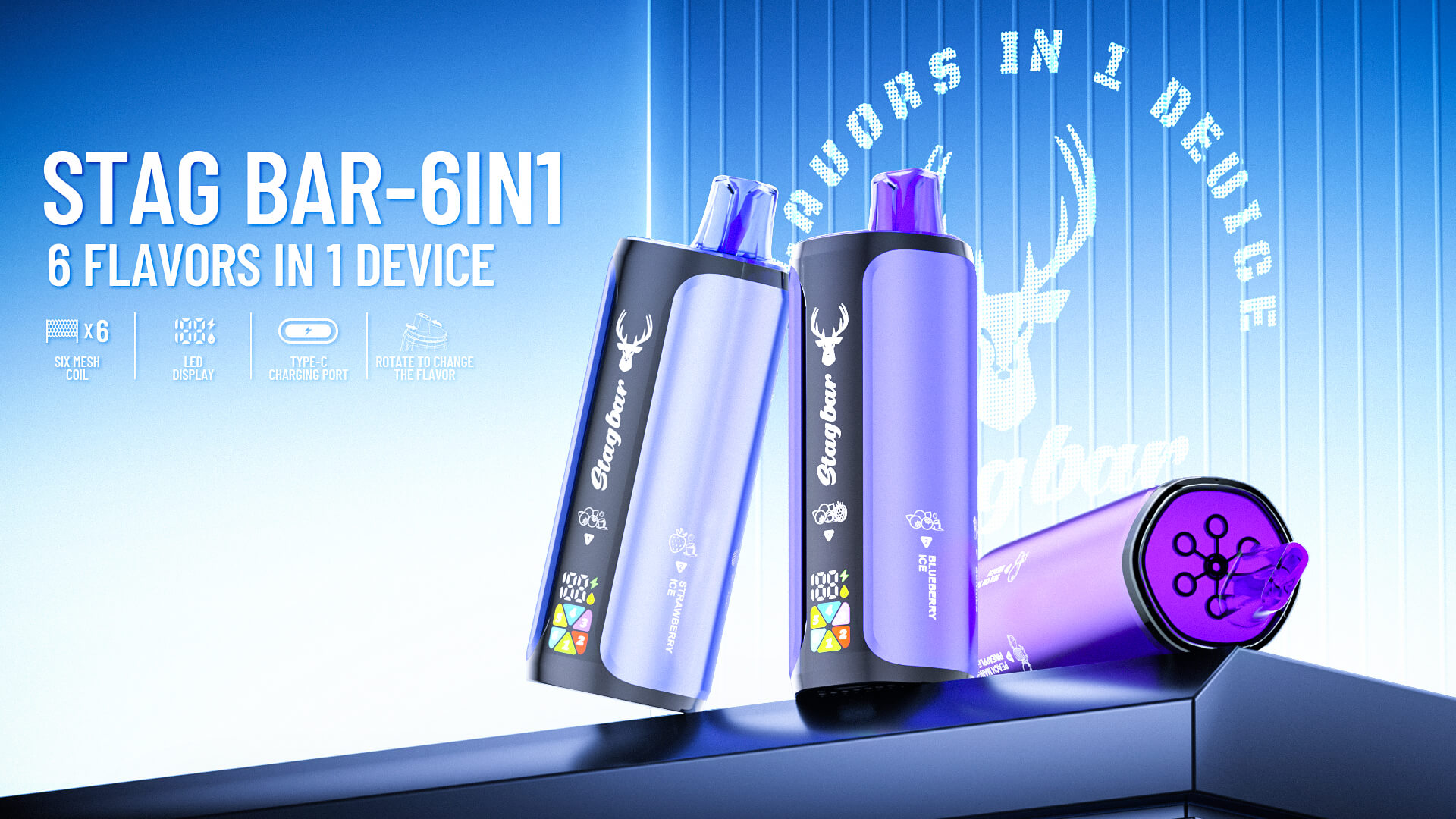Stagbar 6in1 180K Disposable Vape